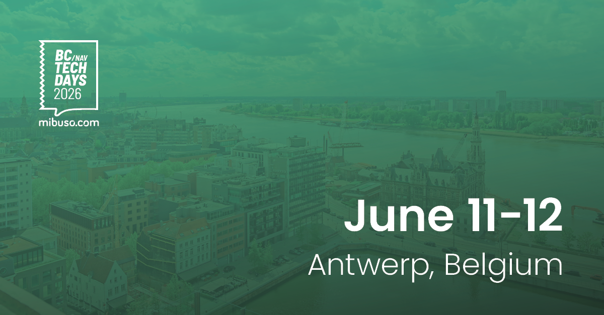 BC TechDays 2026 | June 11-12 Antwerp, Belgium