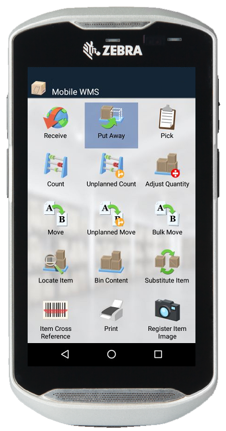 Put Away Feature in Mobile WMS