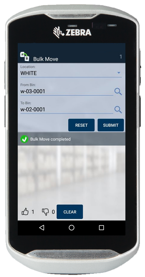 Move Your Items | Mobile WMS BC/NAV Features