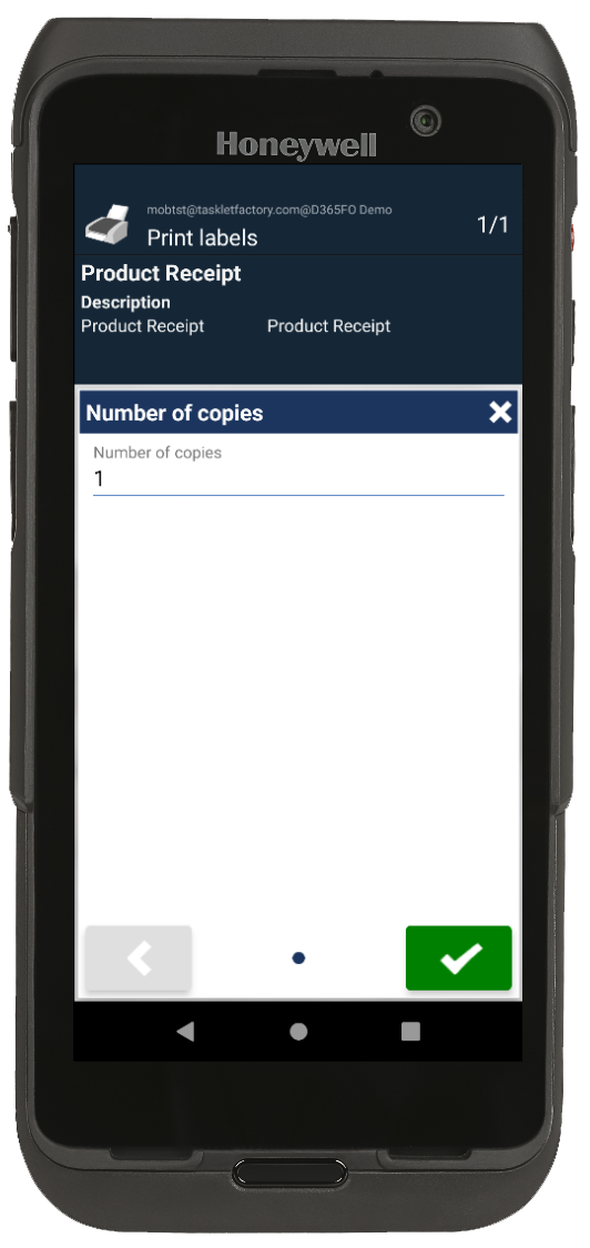 Print Label | Mobile WMS Feature for F&SC