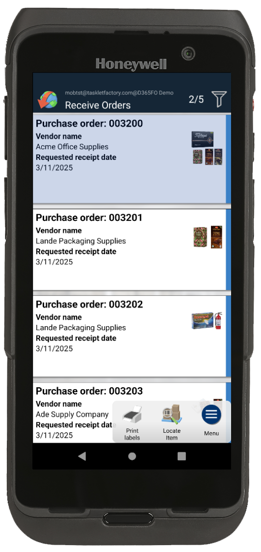 Print Label | Mobile WMS Feature for F&SC