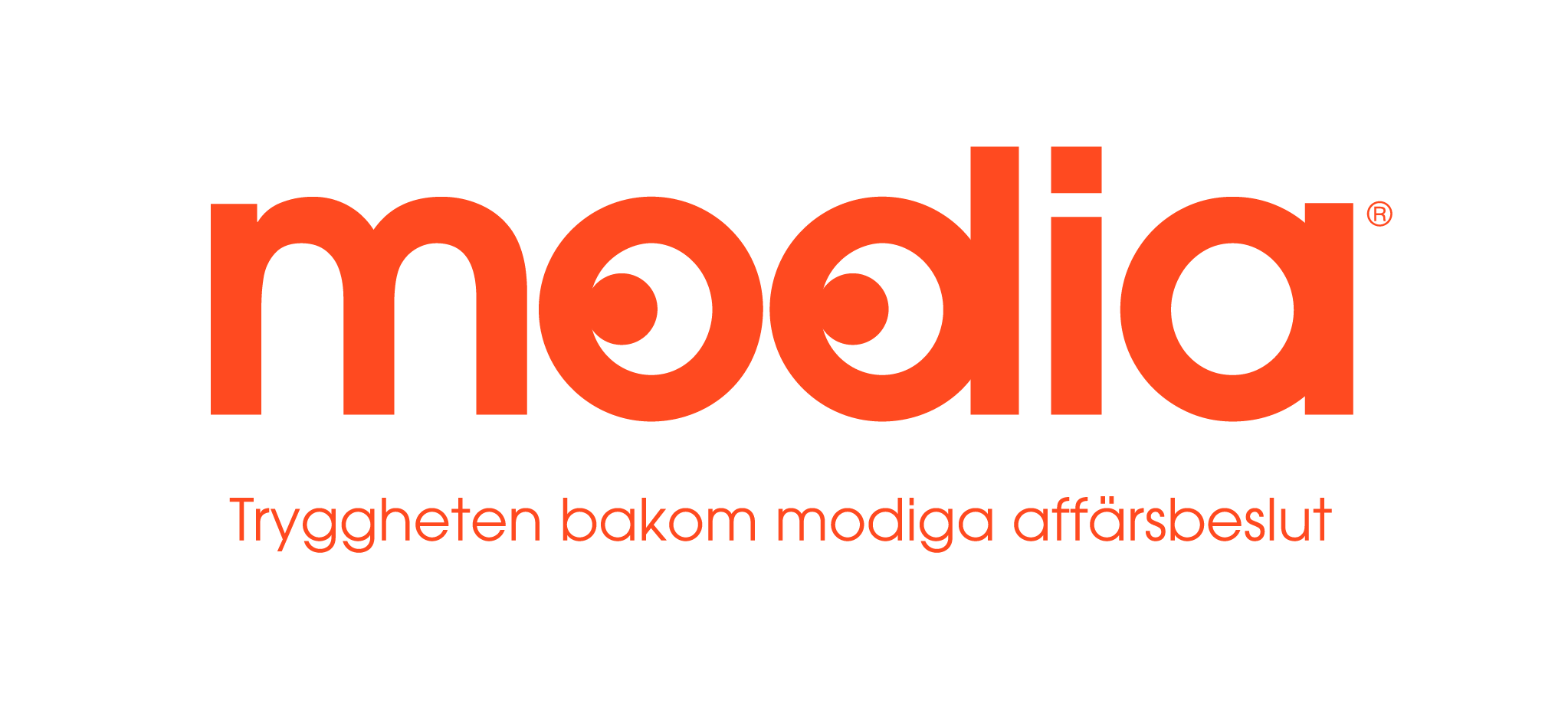 Modia Logo Orange R Slogan