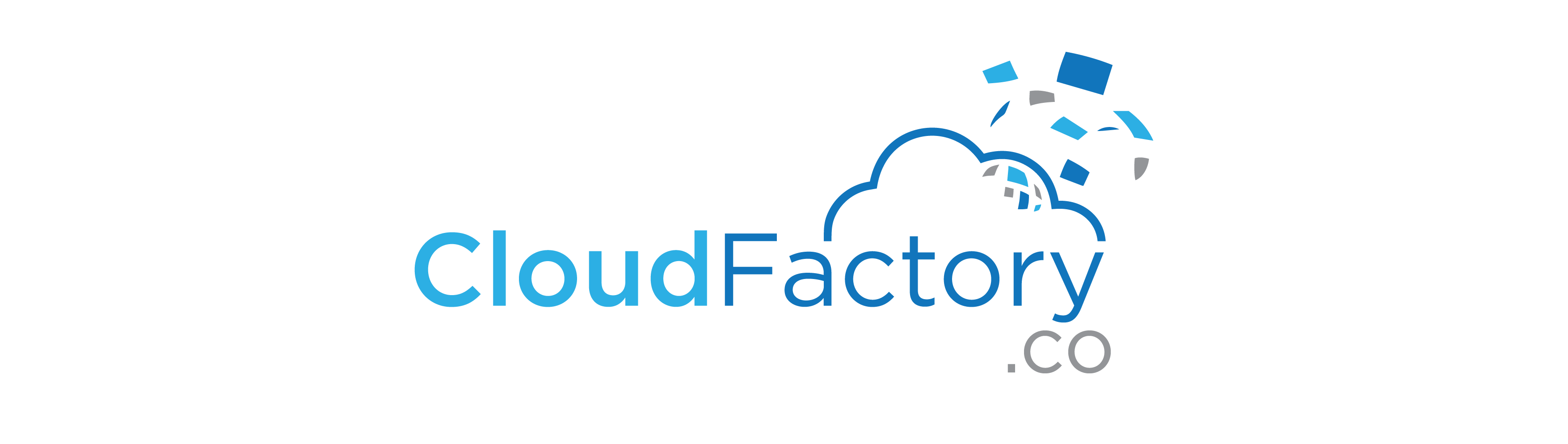 Cloud Factory Logo White BG 01